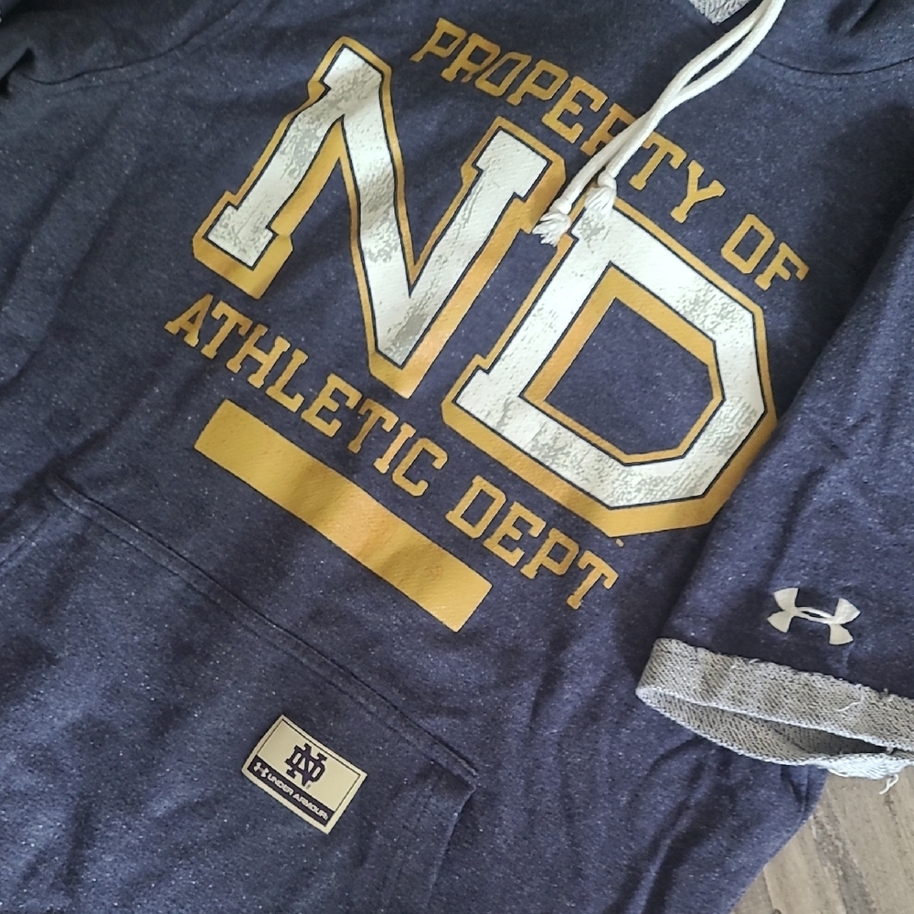 Under Armour Notre Day Tee Hoodie - Picture 2 of 5